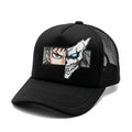 Faas Half Mesh Trucker Cap, Black2, Unisex
