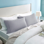 Bedsure Queen Pillowcases Set Of 2 - Silver Grey Pillow Cases Queen Size 2 Pack 20 X 30 Inches, Brushed Microfiber, Pillow Case