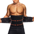 Tailong Neoprene Waist Trimmer Ab Belt For Men Weight Loss Trainer Corset Slimming Body Shaper Workout Sauna Hot Sweat Band (Bla