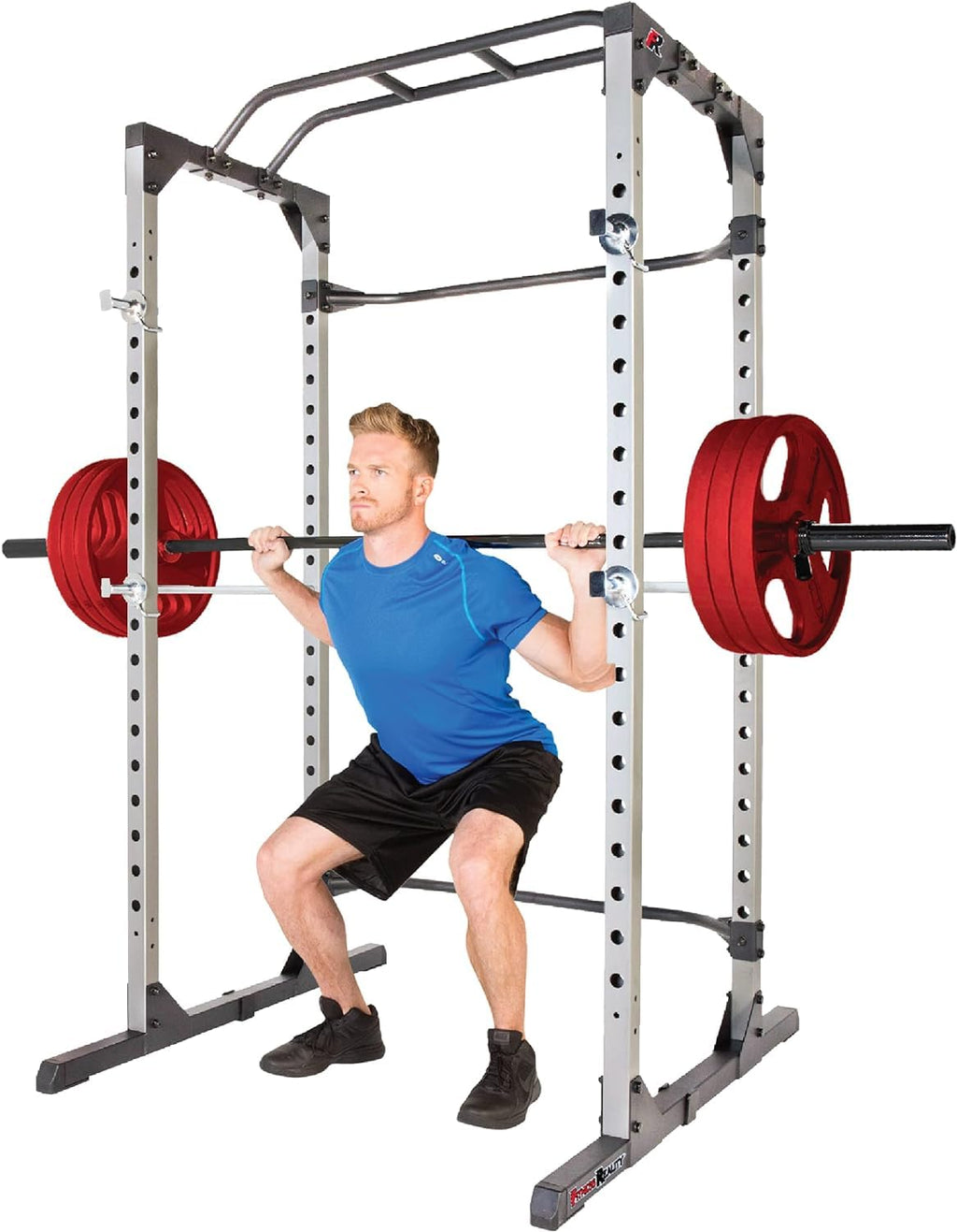 Fitness Reality Squat Rack Power Cage With | Optional Lat Pulldown & Leg Holdown Attachment | Squat And Bench Rack Combos| Super