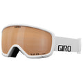 Giro Ringo Ski Goggles - Snowboard Goggles for Men, Women & Youth - White Wordmark Strap with VIVID Copper Lens
