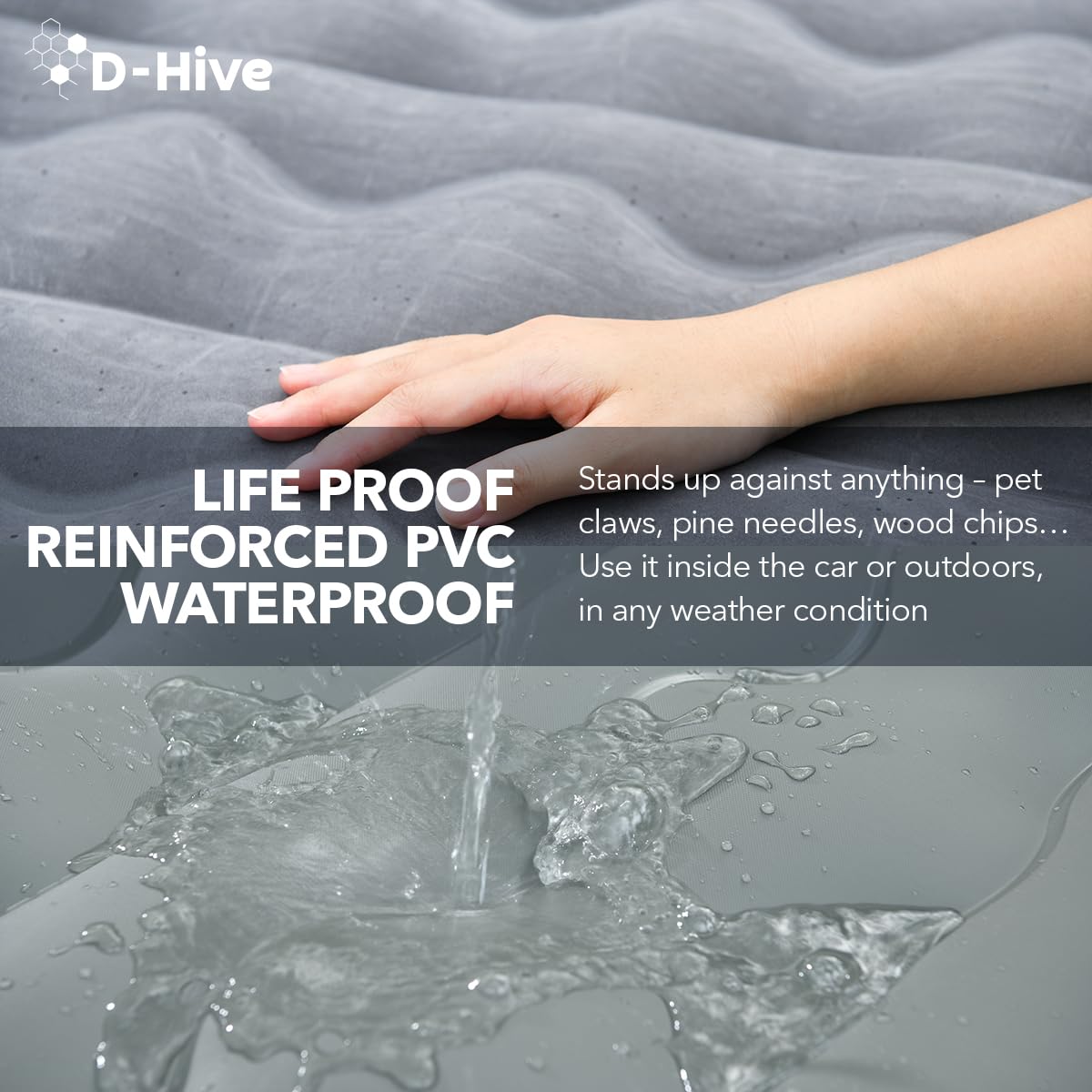 D-Hive Suv Air Mattress, Ultra-Thick Material Extra-High Car Air Mattress, Suv Mattress For Toyota 4Runner, Jeep Wrangler Air Ma