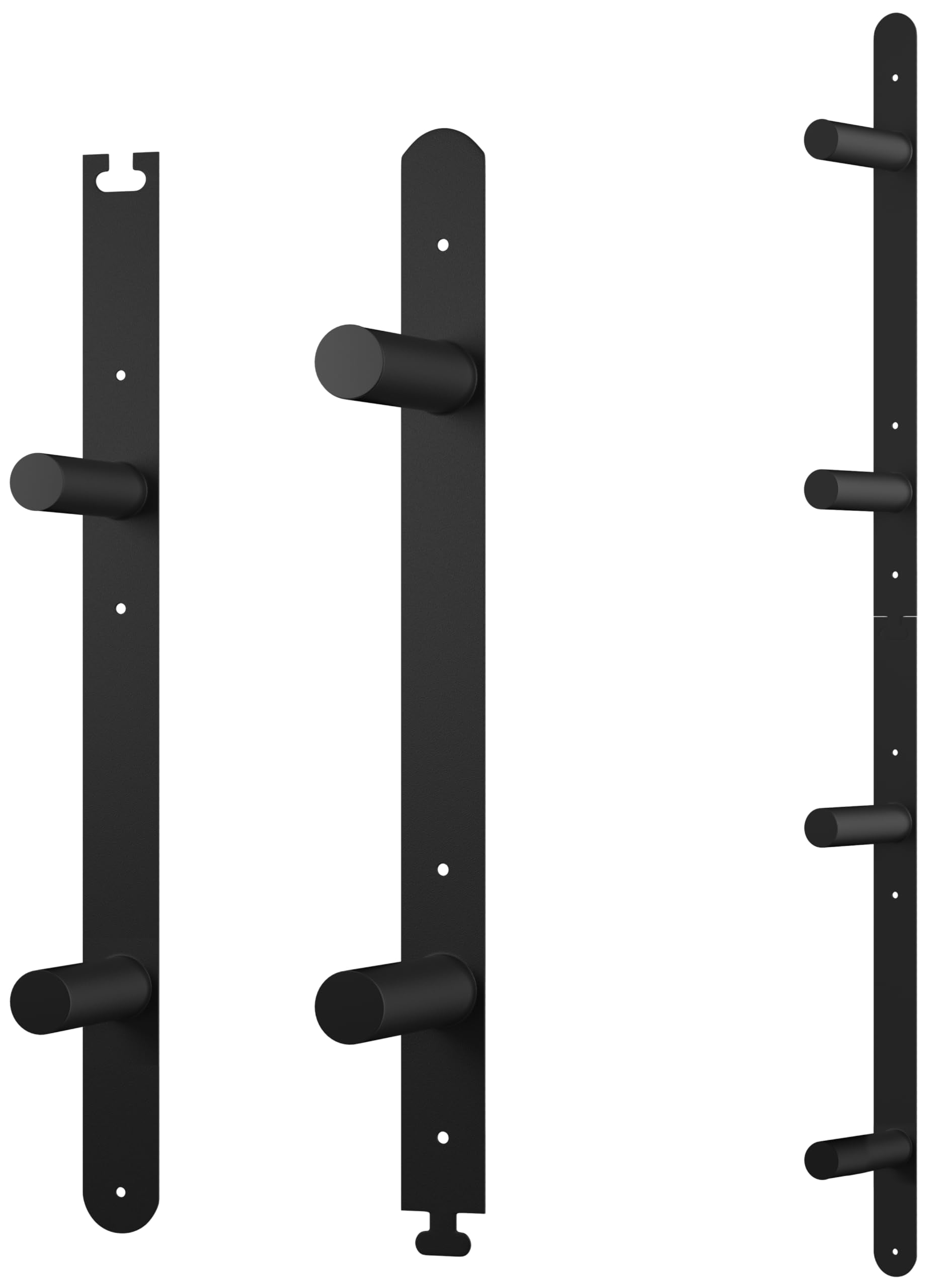 Fitvids Weight Plate Storage Rack, Weight Plate Holder Wall Mounted Bumper Plate Storage For Home Gym, Fit 2'' Olympic Plates, 4
