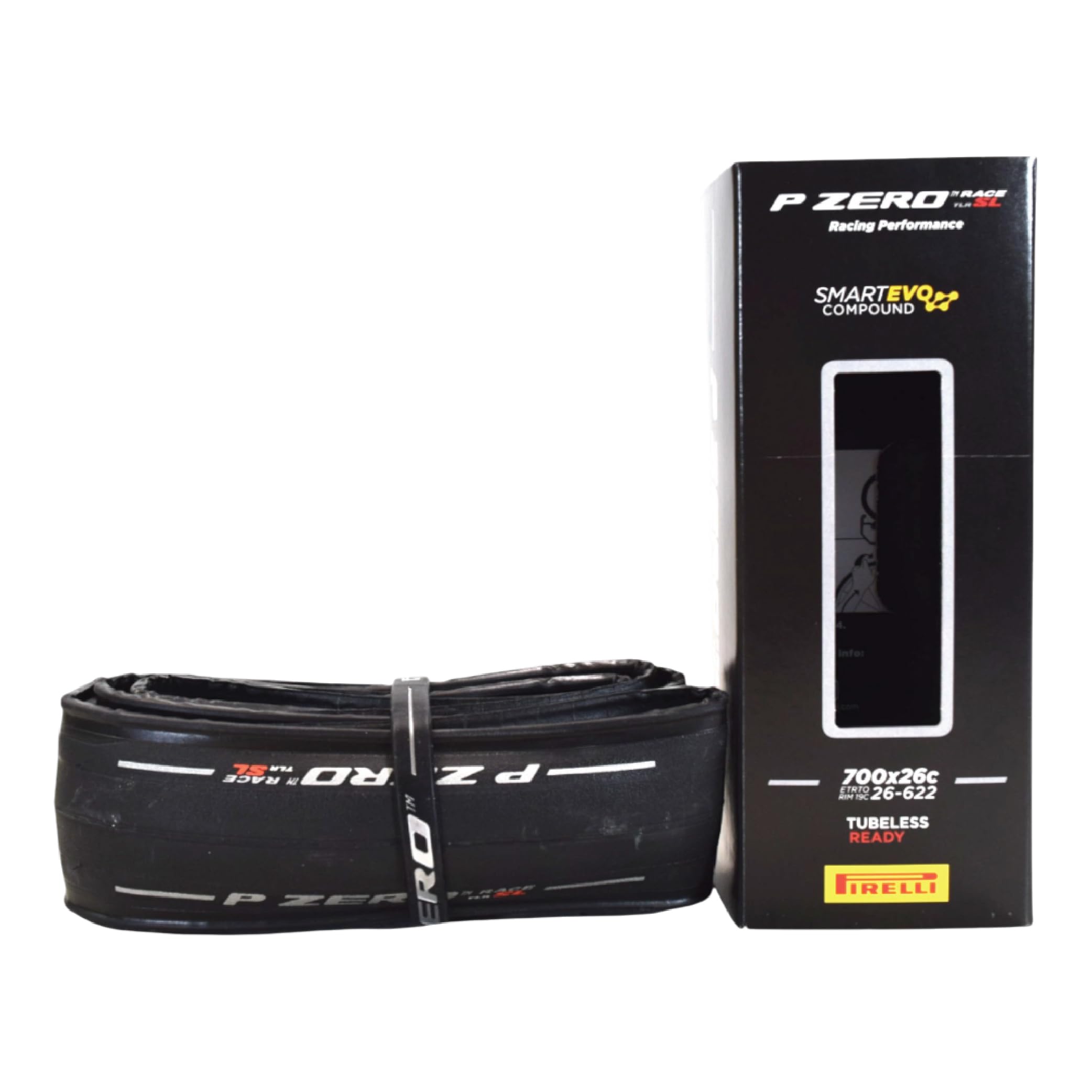 Pirelli P Zero Race TLR SL 26-622 (700 x 26c) Road Bike Tire - High-Performance Single Tire for Lightweight, Fast, and Precise H