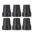 ZJchao Walking Stick Tips, 6pcs Heavy Duty Non-Slip Plastic Tips Replacement Pole Tip Protectors Fits Most Standard Hiking Poles