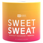Sweet Sweat 'Workout Enhancer' Anti-Chafing Gel - Maximize Your Exercise & Sweat Faster - 13.5Oz Jar (Tropical Scent)