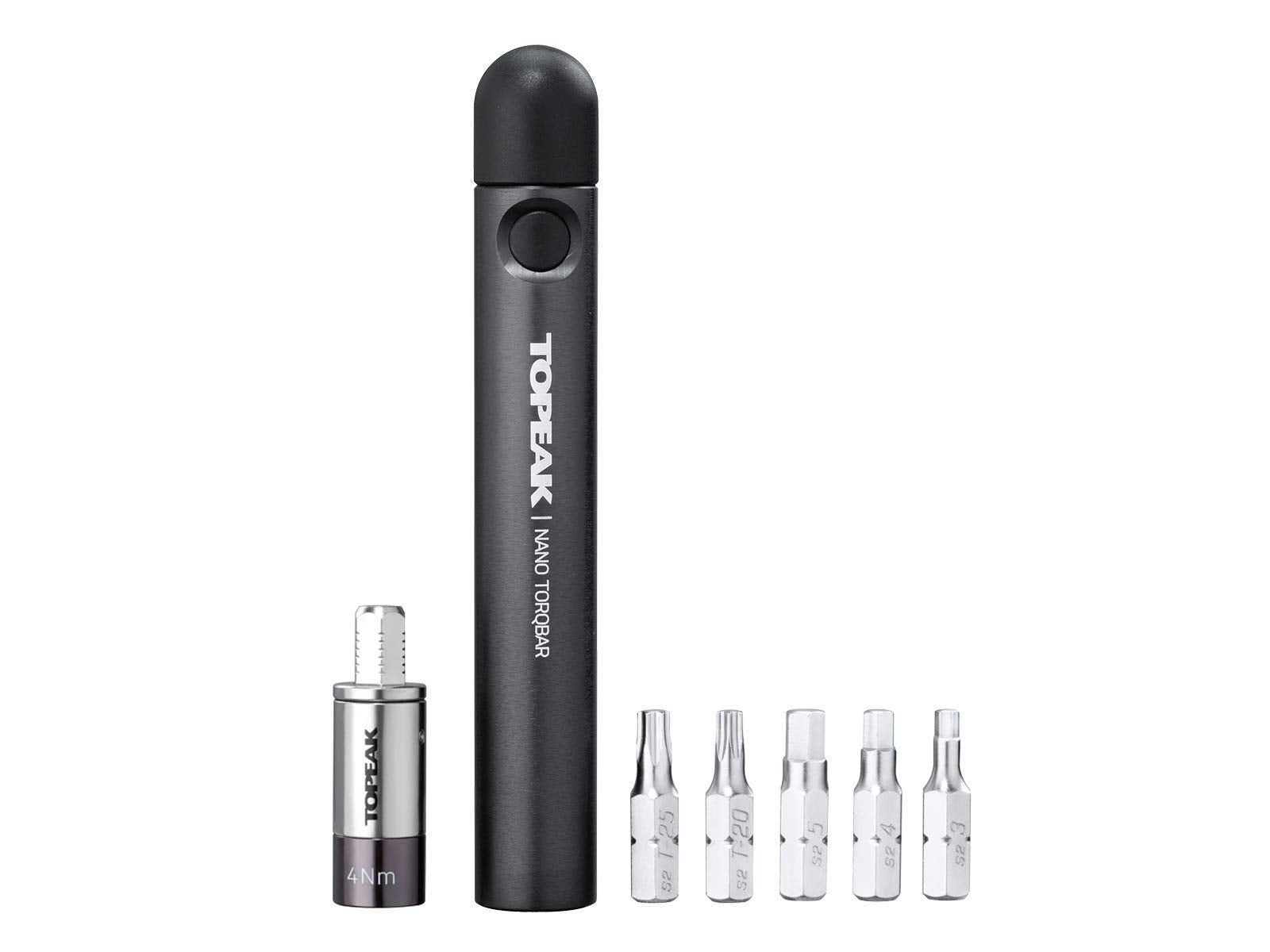 Topeak Nano Torqbar 4 With 5 Tool Bits, 4Nm