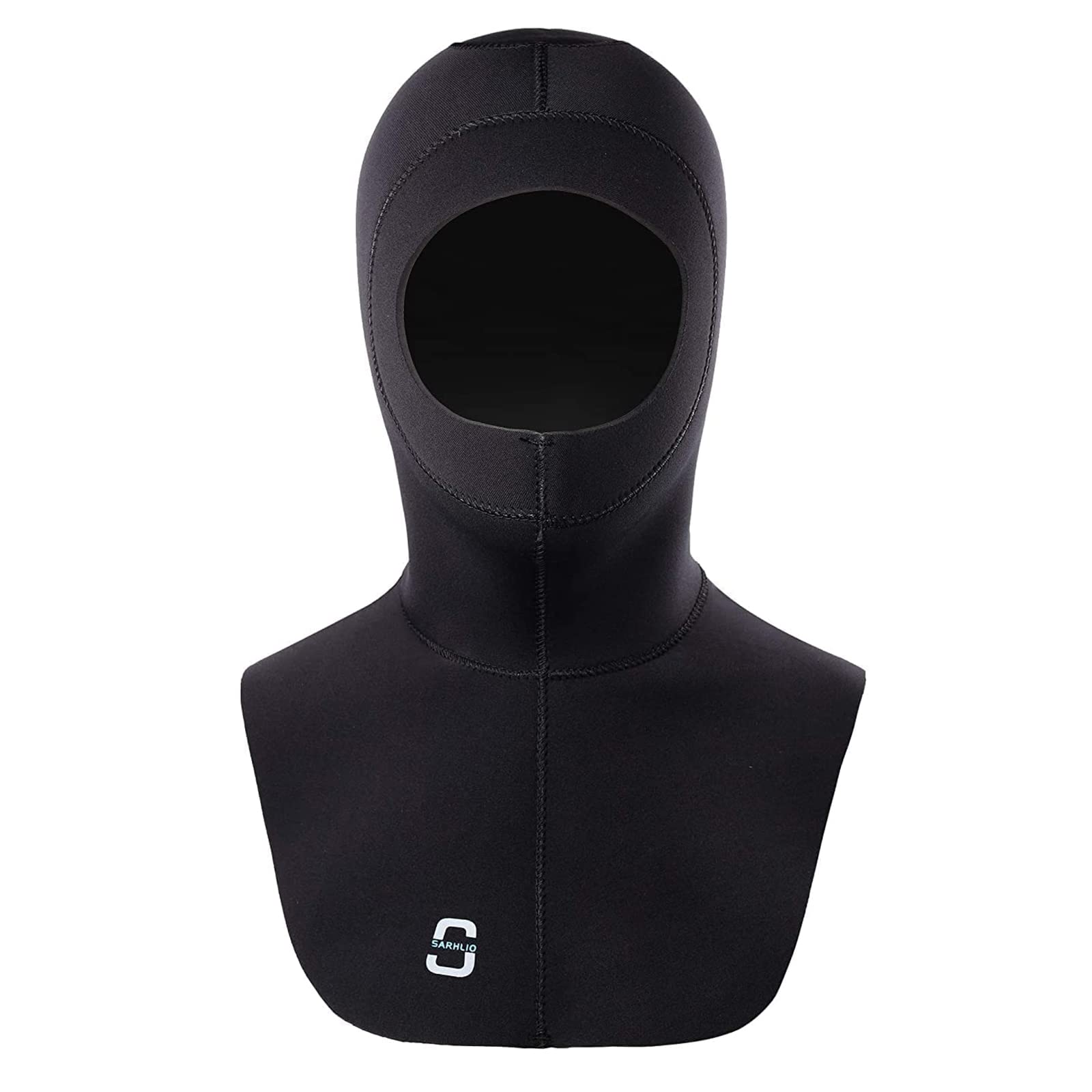 Sarhlio Neoprene Wetsuit Hoods Scuba Diving Hood 3/2Mm For Men Women, Face Seal Thermal Bib Dive Cap For Kayaking Snorkeling Swi