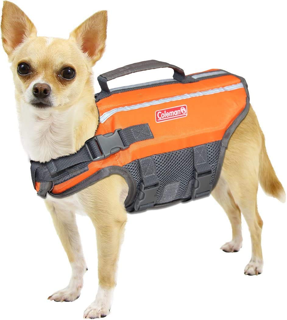Coleman Pet Flotation Vest For Pool Boat Beach Lake X-Small (4.25'' X 9.5 X 3.25 In)