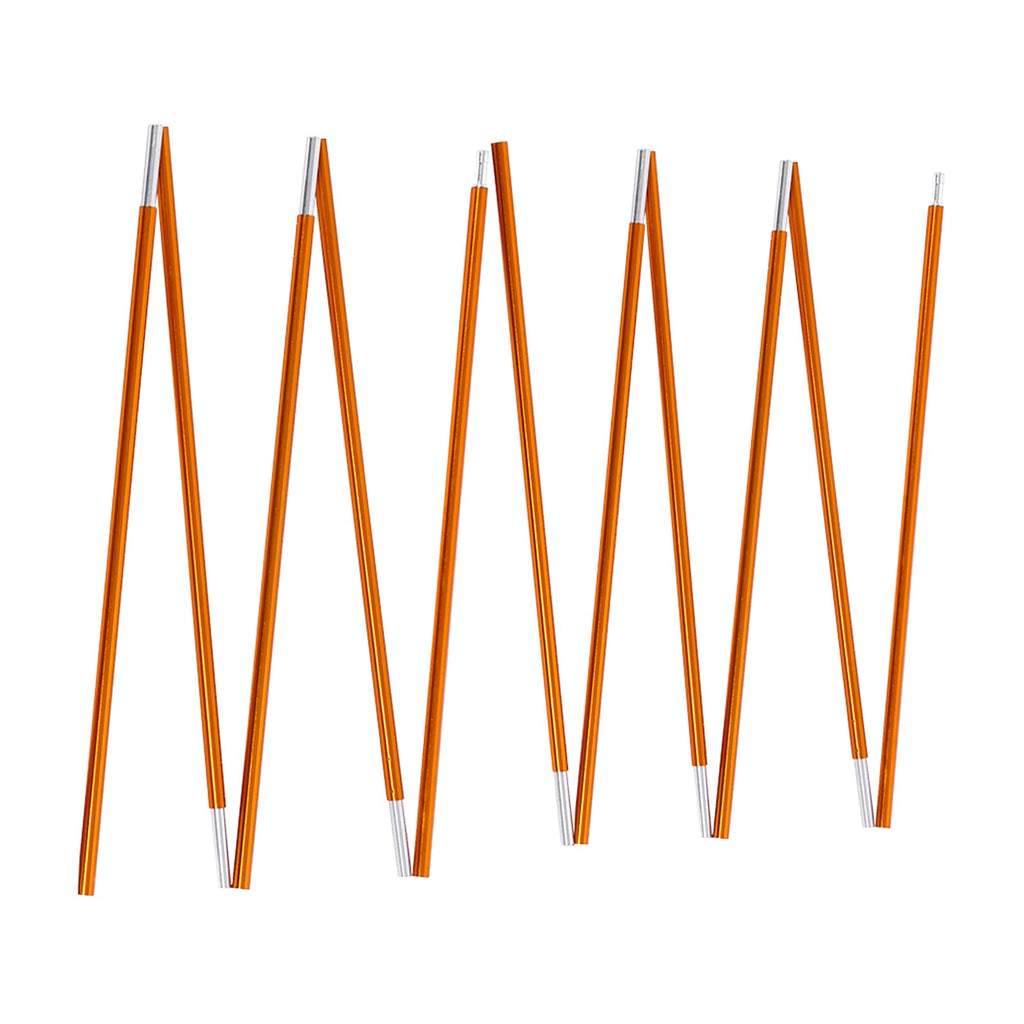 Tent Pole Folding Fiber Glass Rod Double Replacement Tent Pole Support Frames For Awning Poles Camping Hiking