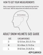 Giro Surface S Ski Helmet - Snowboard Helmet For Men, Women & Youth - Matte Black Large