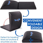 Yes4All Ab Exercise Mat With Tailbone Protecting Pad, Abdominal Wedge - Support For Abs Workout, Sit Up - Abdominal Mat Tailbone