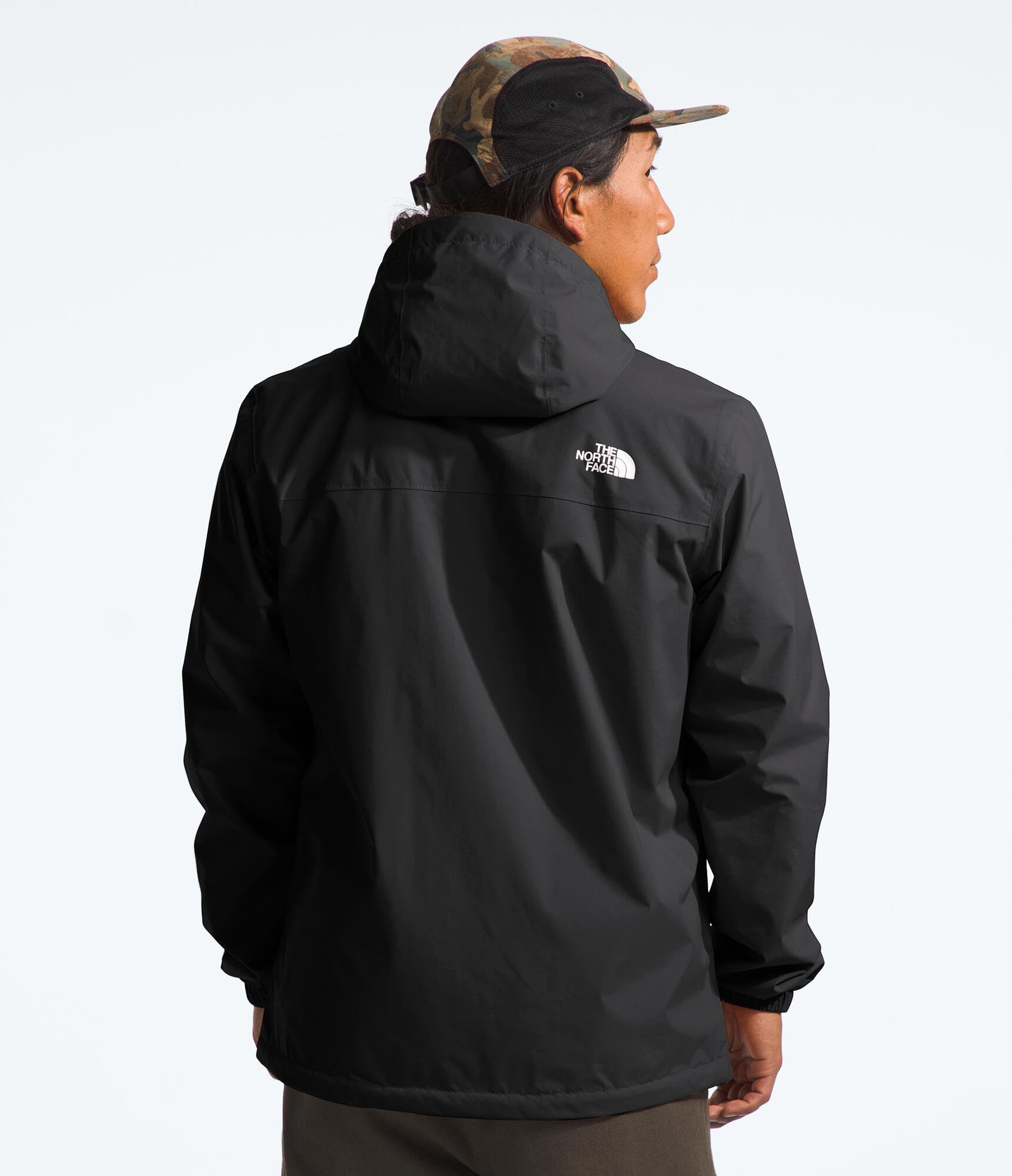 The North Face Mens Antora Jacket (Standard & Big Size) | Waterproof & Windproof Rain Coat, Secure Zip Hand Pockets, Adjustable