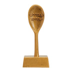 Juvale Golden Spoon Award Cooking Trophy For Chili Cook Off, Baking Contest, Best Cookie, Salsa Competition, Funny Food Prize (2