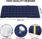 Camping Cot With Mattress, 450Lbs(Max Load), Portable Folding Outdoor Bed With Carry Bag For Adults Kids, Heavy Duty Cot For Tra