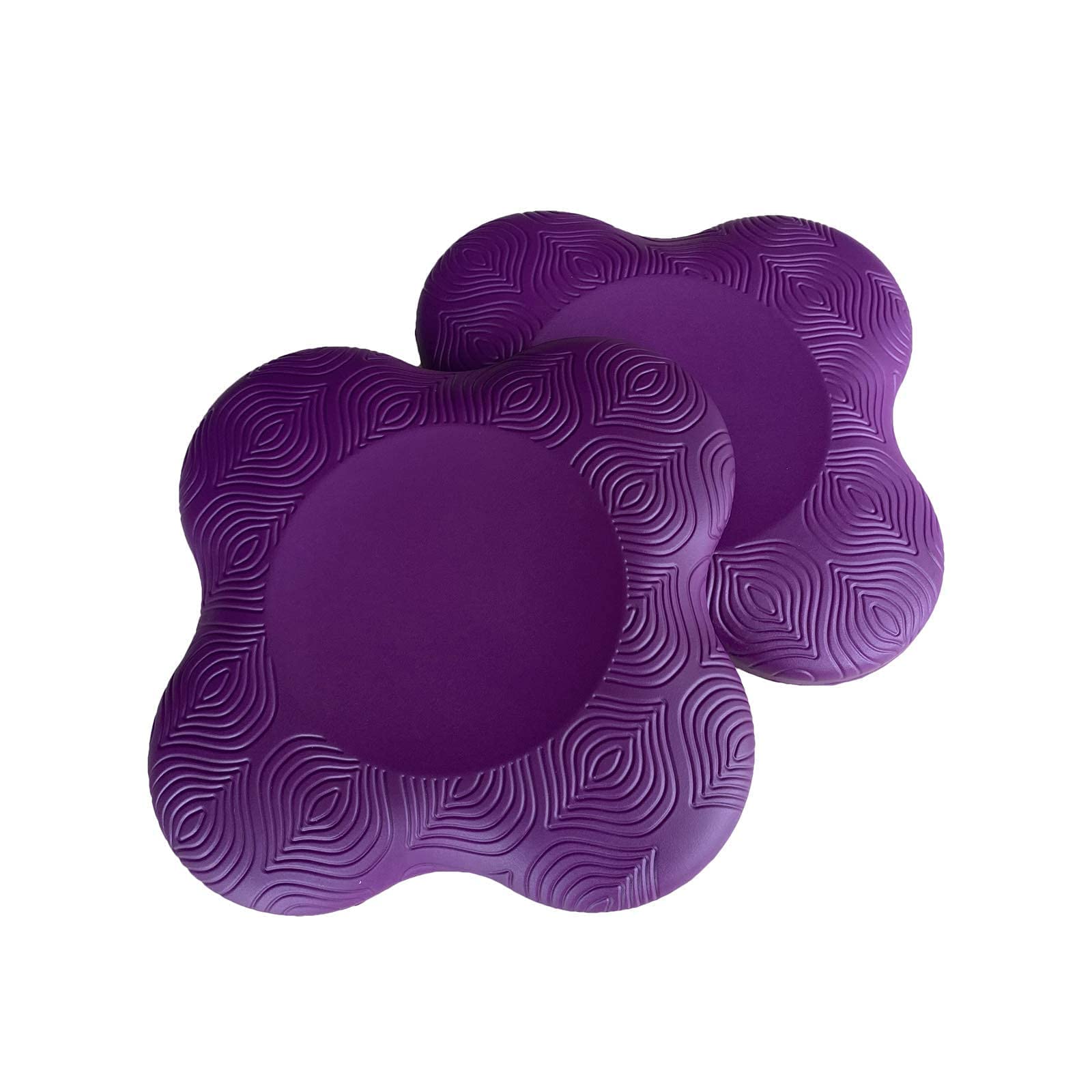Zealtop Yoga Knee Pad Cushion Extra Thick For Knees Elbows Wrist Hands Head Foam Yoga Pilates Work Out Kneeling Pad (Purple 2Pac