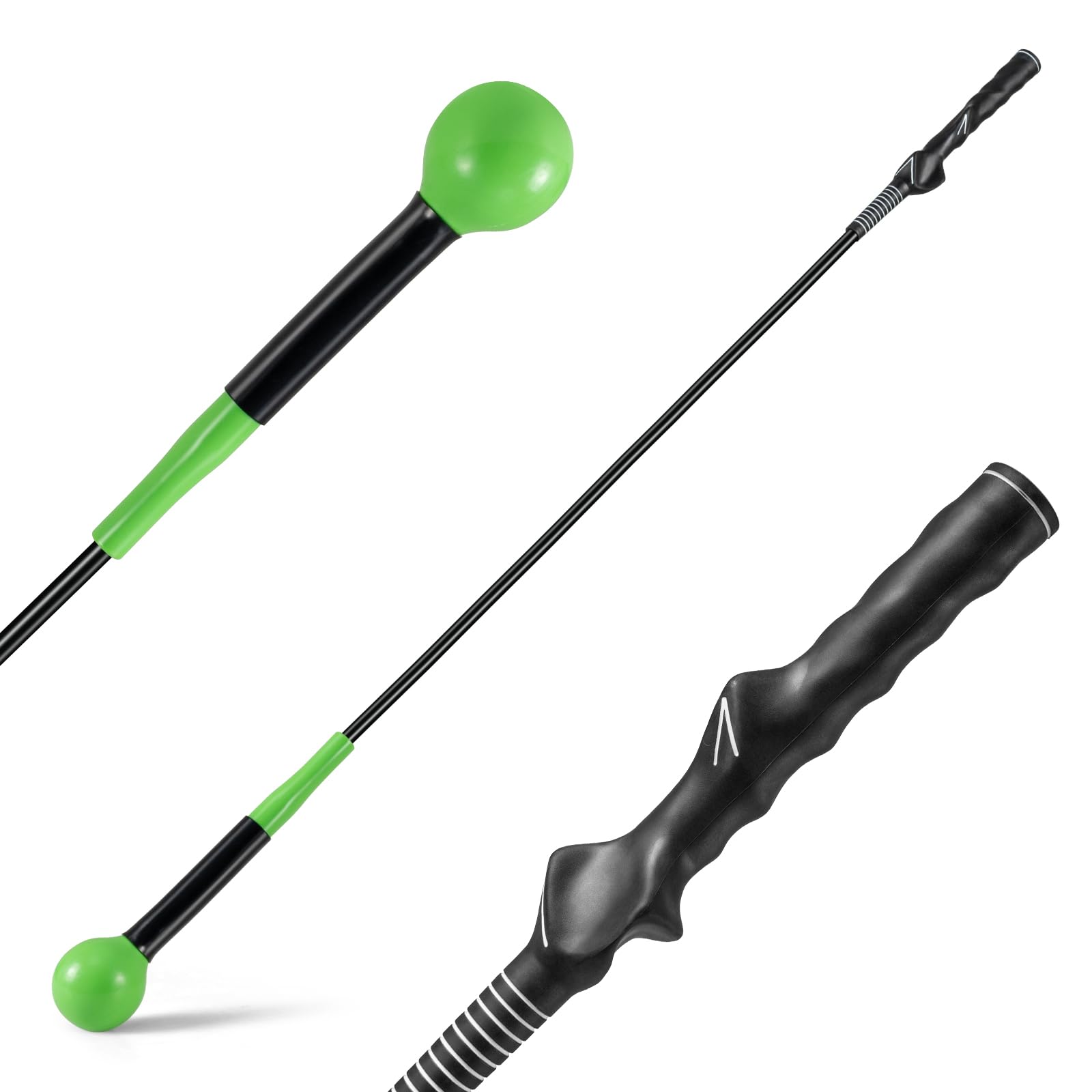 ULTIMATE Golf Swing Trainer, Heavy Warm Up Stick, Tempo Speed Flexibility Distance Balance Strength Training Aid, Right-Handed E