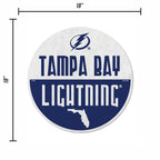 Rico Industries Nhl Tampa Bay Lightning Classic Shape Cut Pennant - Home And Living Room D  Cor - Soft Felt Ez To Hang