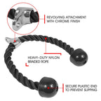 Yes4All Tricep Rope - Exercise Machine Attachment Press Down - 27'' Rope Length