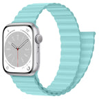Magnetic Closure For Apple Watch Band 40Mm 41Mm 38Mm 44Mm 45Mm 42Mm 49Mm 44 45 40 41 Mm Kidmenwomen,Silicone Sport Loop Bracelet