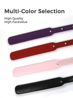 Ueemph 18 Inch Riding Crop,Purple Leather Paddle,Super Durable Rug Paddles,Equestrian Crops(Purple)