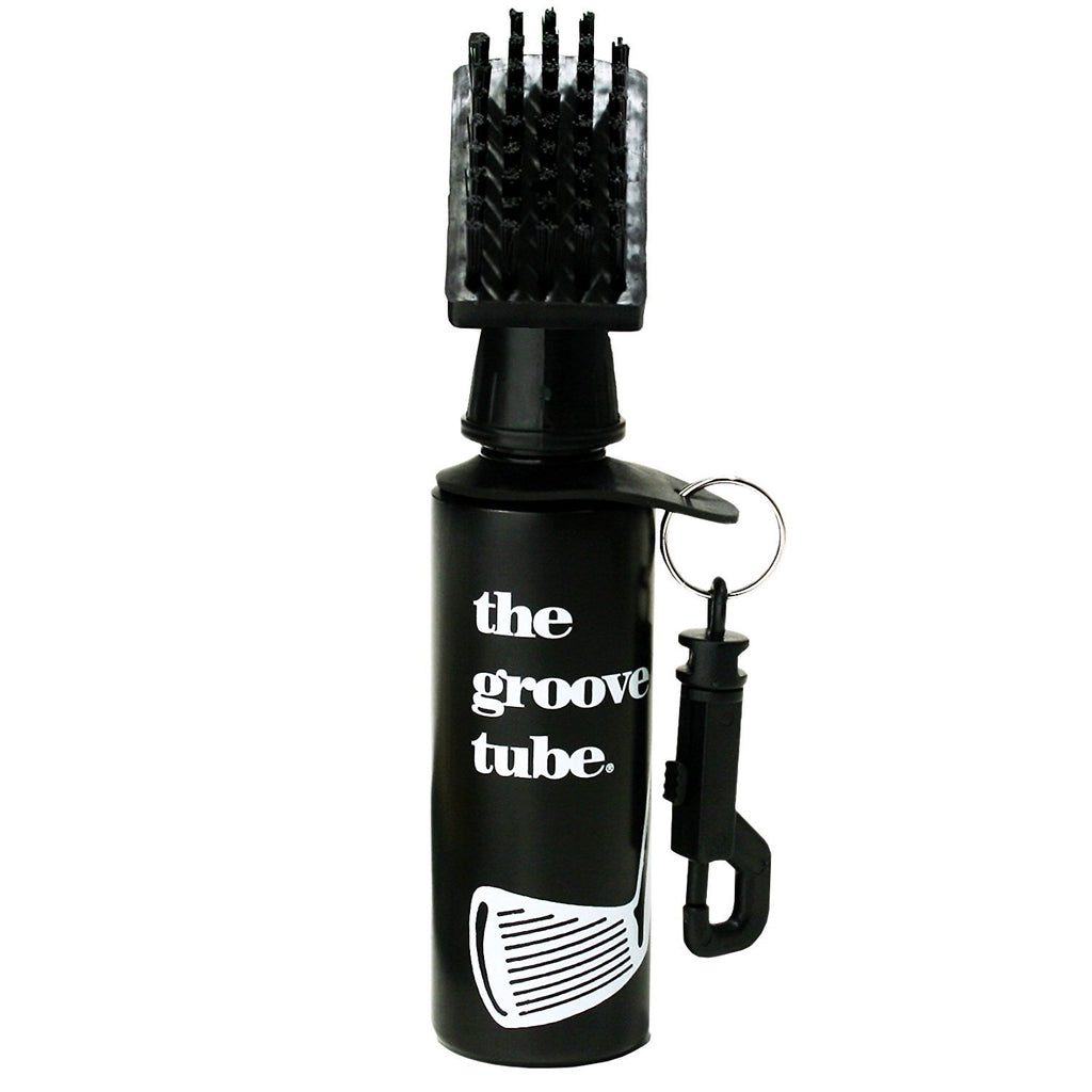 Proactive Sports Groove Tube Golf Club Cleaner Squeeze Bottle Brush , Black, 7 1/2 Inches Tall