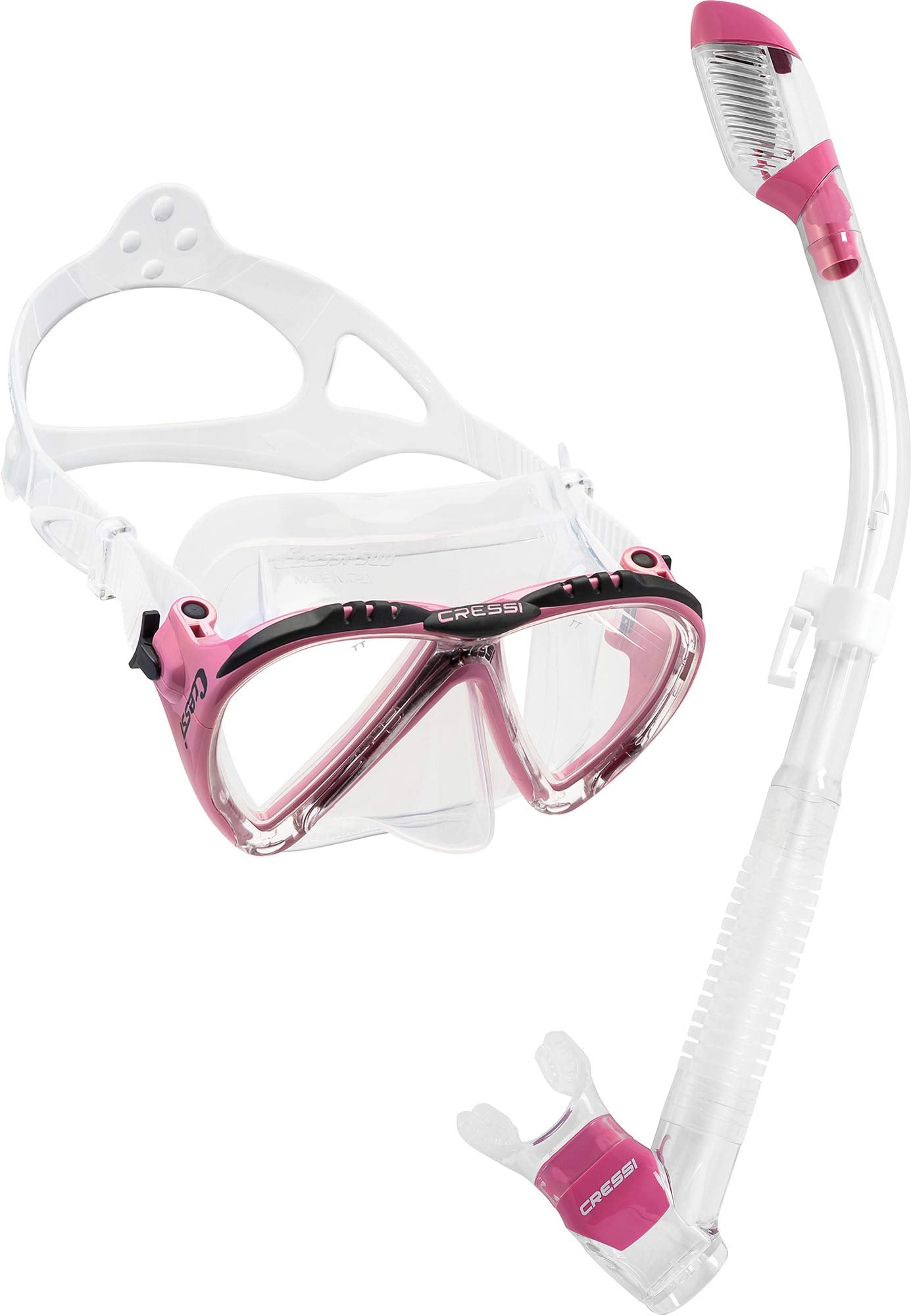 Cressi Lince & Supernova Dry, Clear/Pink