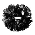 Hooshing 2 Pack Pom Poms Cheerleading Black Metallic With Baton Handle For Cheerleader Sports Dance Team Spirit Party Kids Adult
