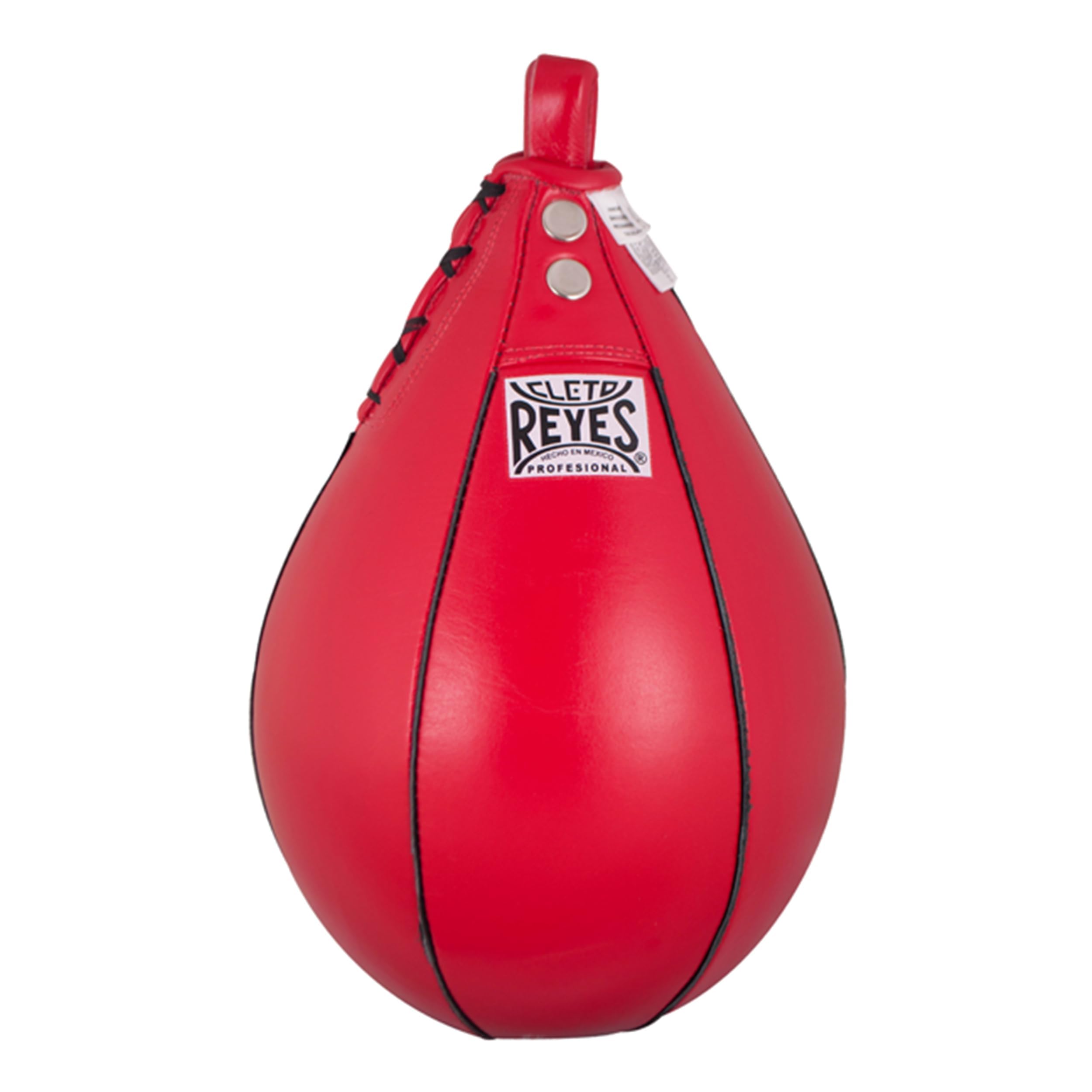 CLETO REYES Platform Leather Punching Speed Bag for Boxing, MMA, Muay Thai, Training Equipment, Classic Red, Small