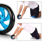 Tomshoo Ab Wheel Roller Kit With Push-Up Bar, Knee Mat, Jump Rope And Hand Gripper - Home Gym Workout For Men Women Core Strengt