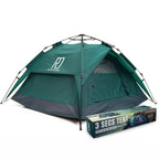 Reactive Outdoor Tent - 3 Second Tent - 3 Sec Instant Pop Up - Easy And Quick Setup Camping - 1 Person Setup Waterproof Double L