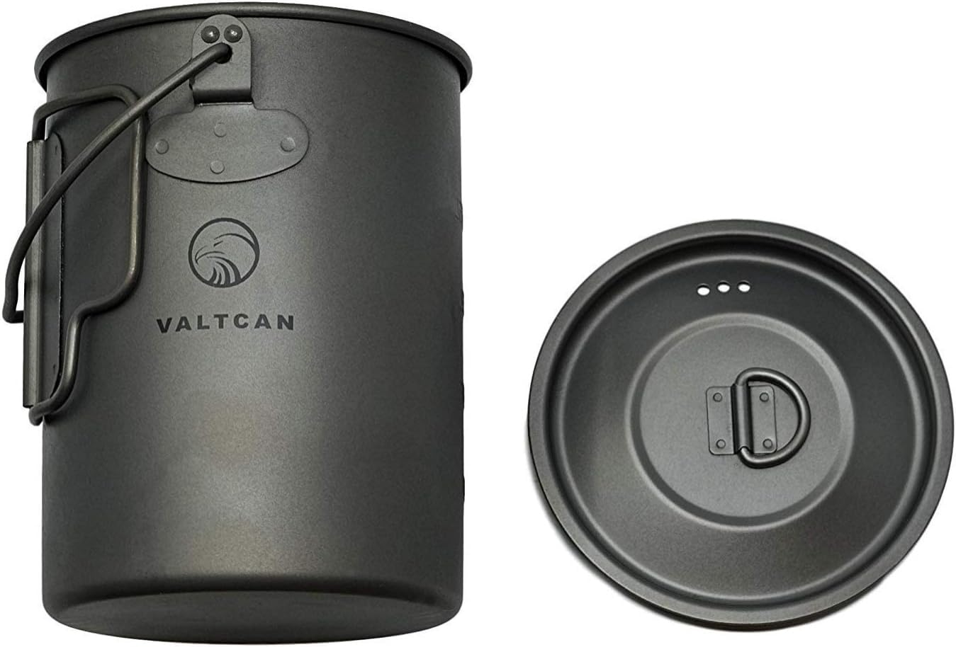 Valtcan 900Ml Titanium Pot Backpacking Mug 30Oz 0.95Qt