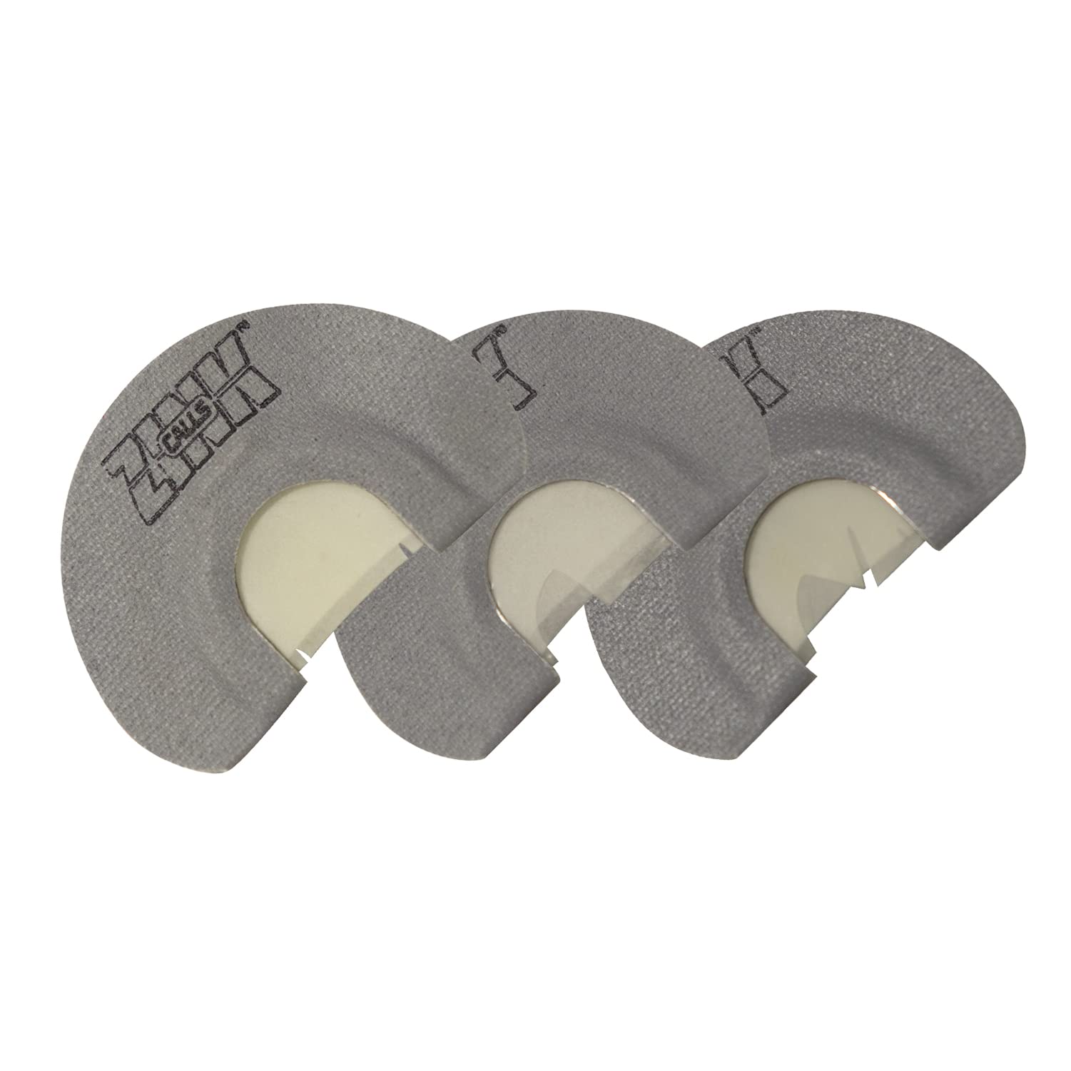 Zink Calls Z-Pak Hand-Built Easy-To-Use Turkey Hunting Diaphragm Game Calls - Z-Yelper Double Reed, Z-Cutter Triple Reed, Z-Comb