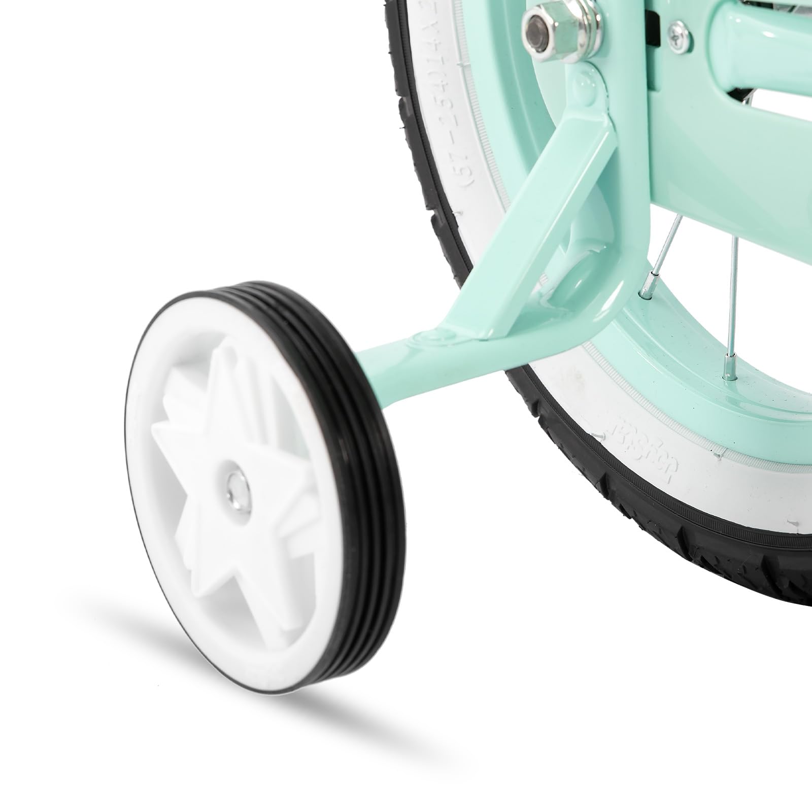 Joystar 14 Inch Kids Bike With Training Wheels For Ages 3-5 Years Old Girls Bike Toddler Bike Beach Cruiser Kids Bicycle Green