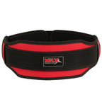 Mrx Weight Lifting Belt With Double Back Support Gym Training 5'' Wide Belts 11 Colors (Red, Large)
