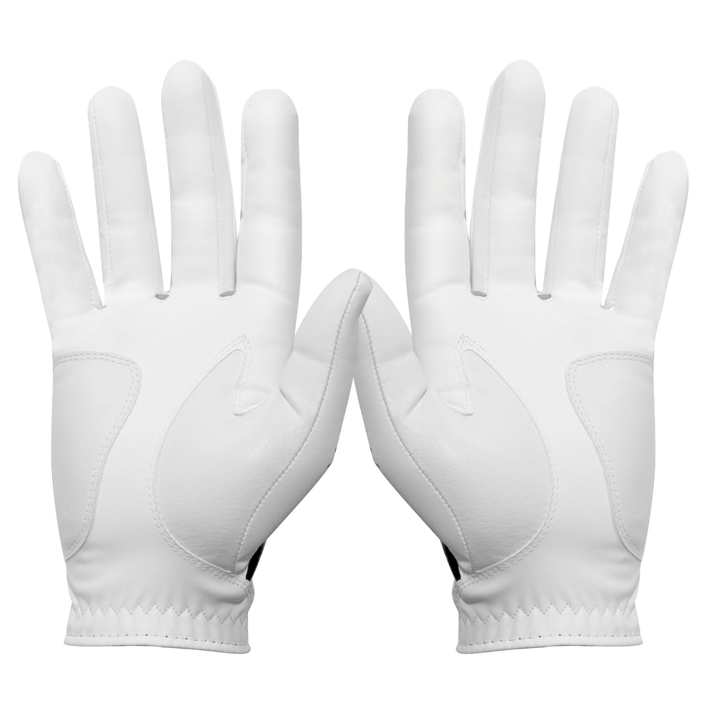 Footjoy Womens Weathersof Pair Golf Gloves, White, Small