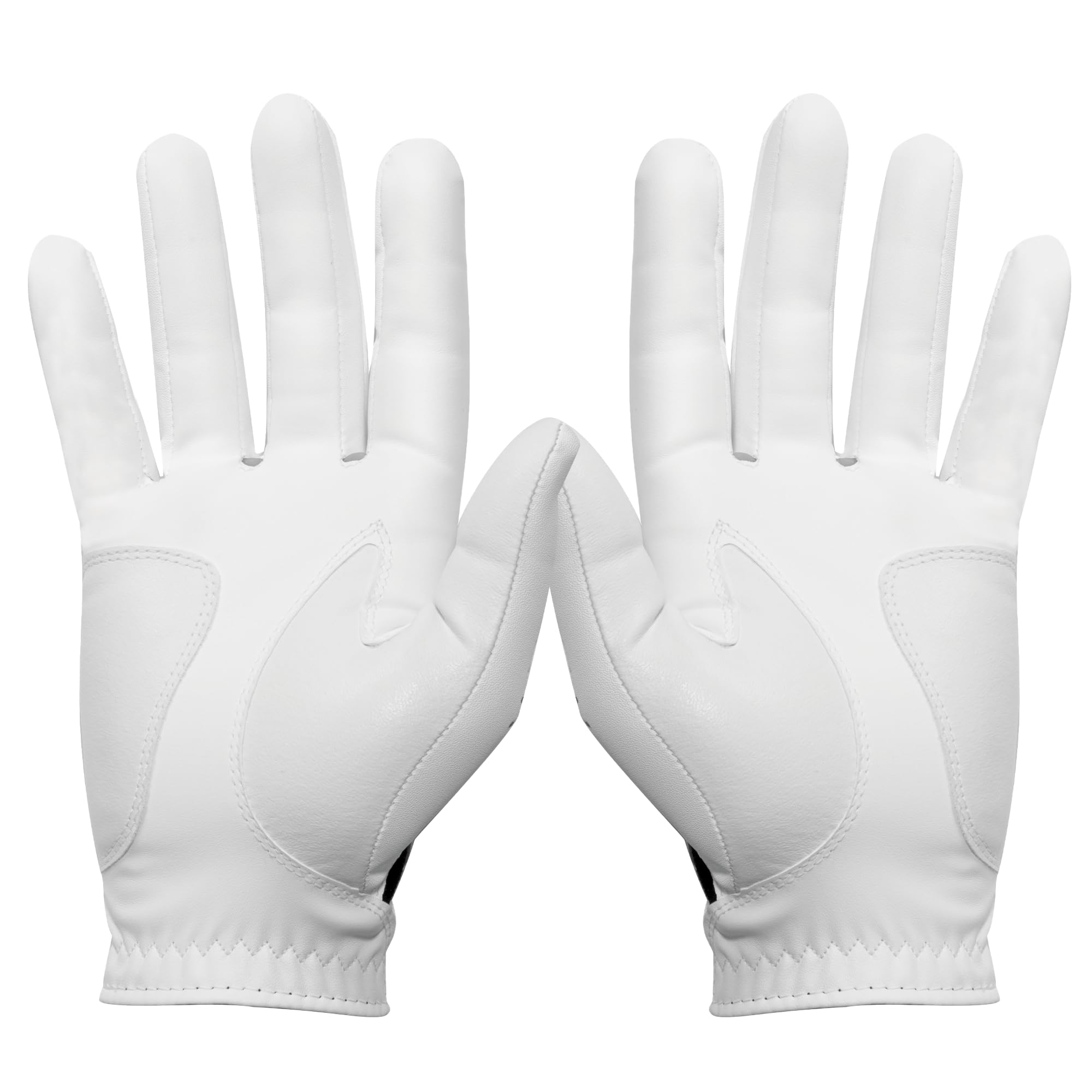 Footjoy Womens Weathersof Pair Golf Gloves, White, Small