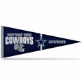 Rico Industries Nfl Football Dallas Cowboys Slogan 12'' X 30'' Felt Wall D  Cor Pennant - Great For Home/Bed Room/Man Cave D  Co