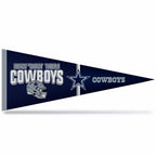 Rico Industries Nfl Football Dallas Cowboys Slogan 12'' X 30'' Felt Wall D  Cor Pennant - Great For Home/Bed Room/Man Cave D  Co