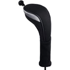 Andux 4Pcs/Pack Long Neck Golf Hybrid Club Head Covers Dial No. Tag Ctmt-02 Black