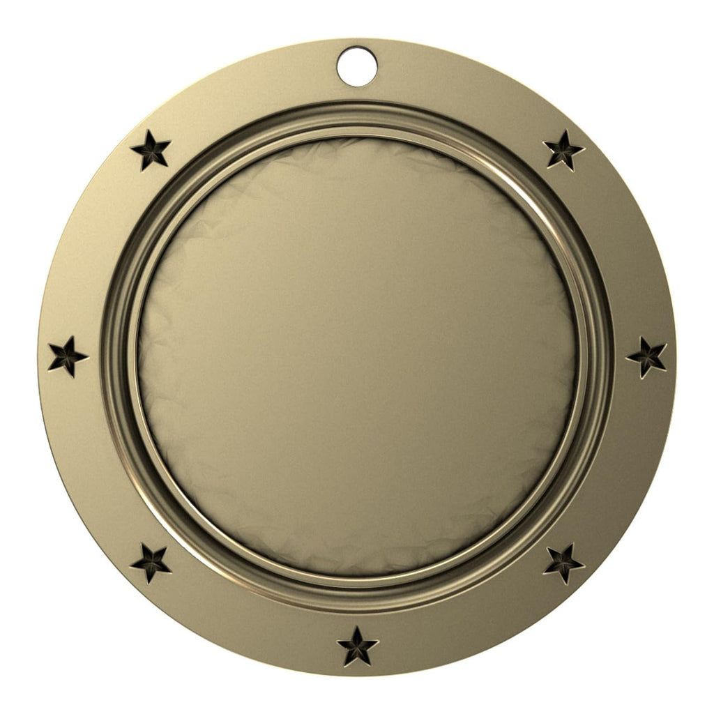 Decade Awards' 1St Place Gold Medal - Large Metal - Olympic Award Medals With Stars & Stripes American Flag V Neck Ribbon - Perf