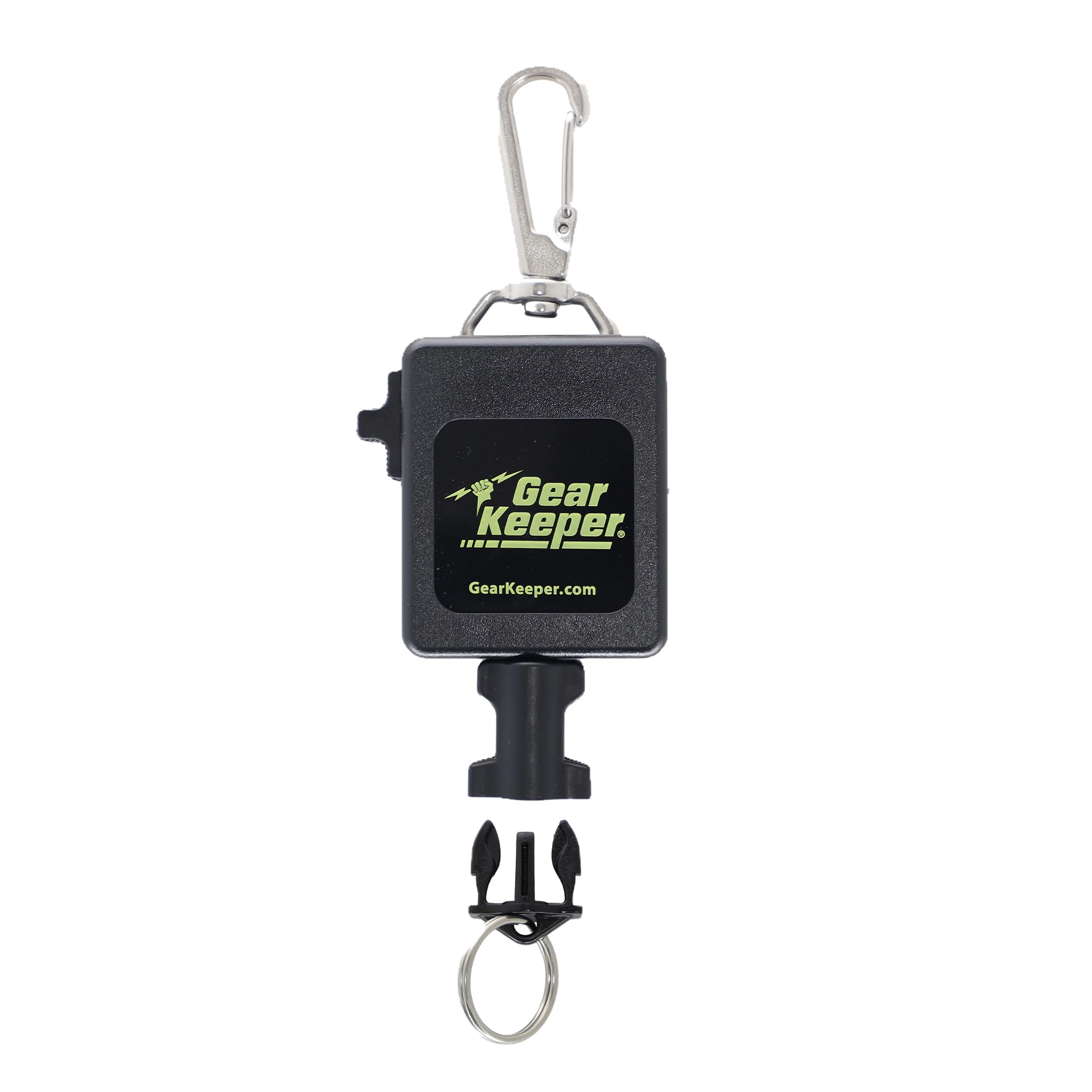 Gear Keeper Scuba Diving Console Retractor Stainless Steel Snap Clip - RT3 Series Scuba Gear for Securing at Hip/Chest - Strong 