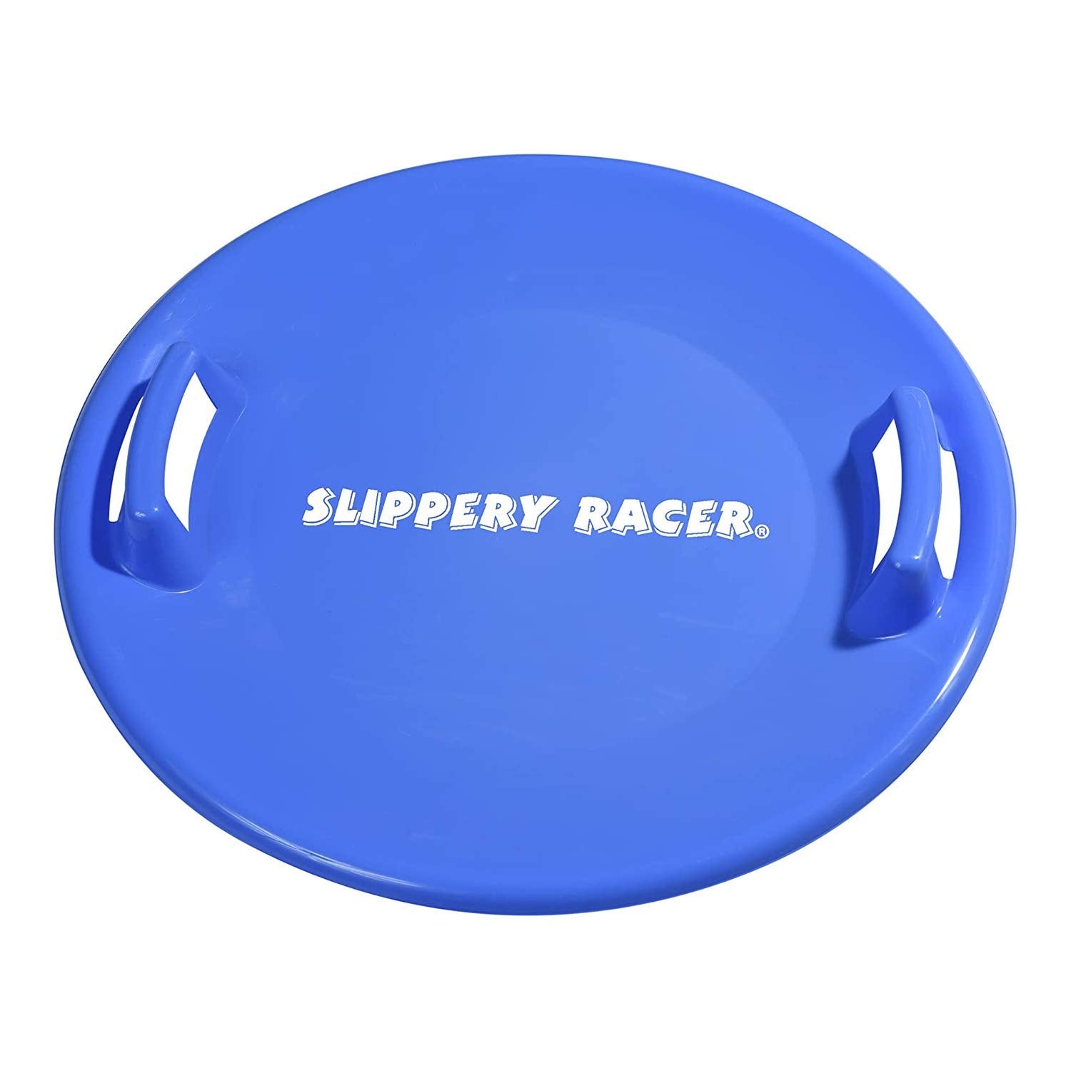 Slippery Racer Heavy-Duty Cold Weather Downhill Pro Adults And Kids Plastic Outdoor Winter Saucer Disc Snow Sleds With Handles,