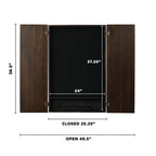 Viper Orion Electronic Dartboard, Metropolitan Espresso Cabinet & Shadow Buster Dartboard Light Bundle