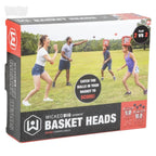 Wicked Big Sports Inflatable Basket Heads, Funny Basketball Or Toss Game For Outdoor Or Indoor Play, Red (1913)