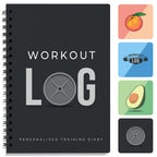 Workout Planner For Daily Fitness Tracking & Goals Setting (A5 Size, 6A X 8A, Charcoal Gray), Men & Women Personal Home & Gym Tr