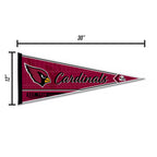 Rico Industries Nfl Football Arizona Cardinals Classic 12'' X 30'' Felt Wall D  Cor Pennant - Great For Home/Bed Room/Man Cave D