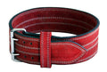 Ader Sporting Goods Leather Power Lifting Weight Belt- 4'' Red (Medium)