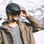OutdoorMaster Kelvin Ski Helmet - Snowboard Helmet for Men, Women & Youth (Black+Lemon,M)