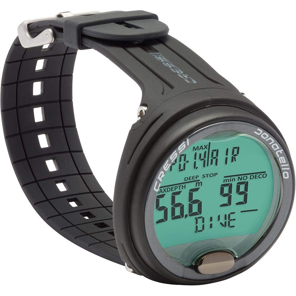 Cressi Donatello Wrist Computers, Black/Silver